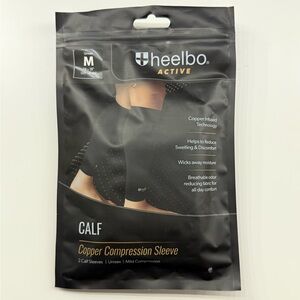 NWT Active Copper Compression Calf Sleeve - Black (M)